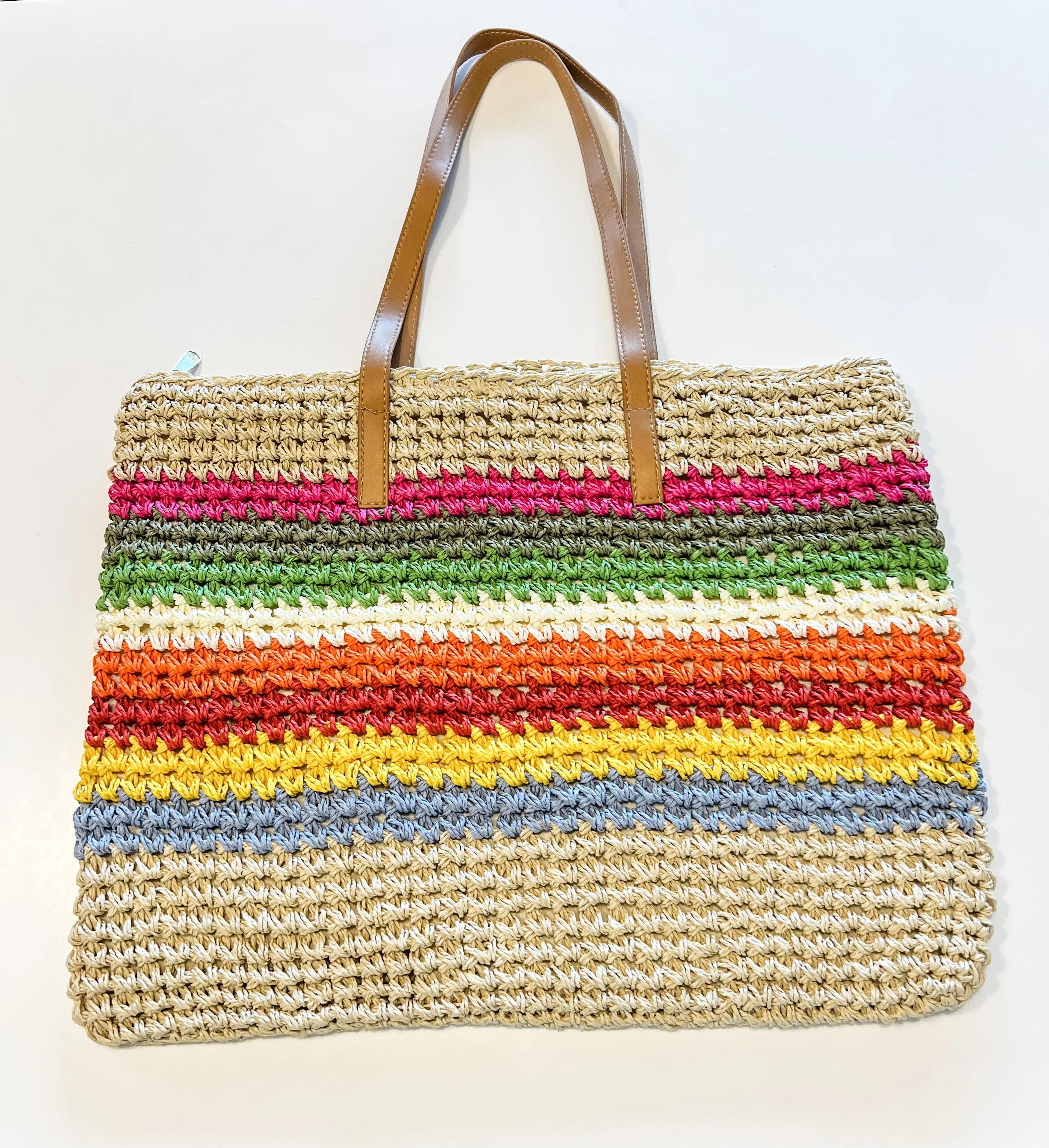 Straw Beach Tote