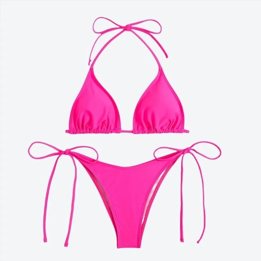 Stylish Adjustable Triangle Women's Bikinis