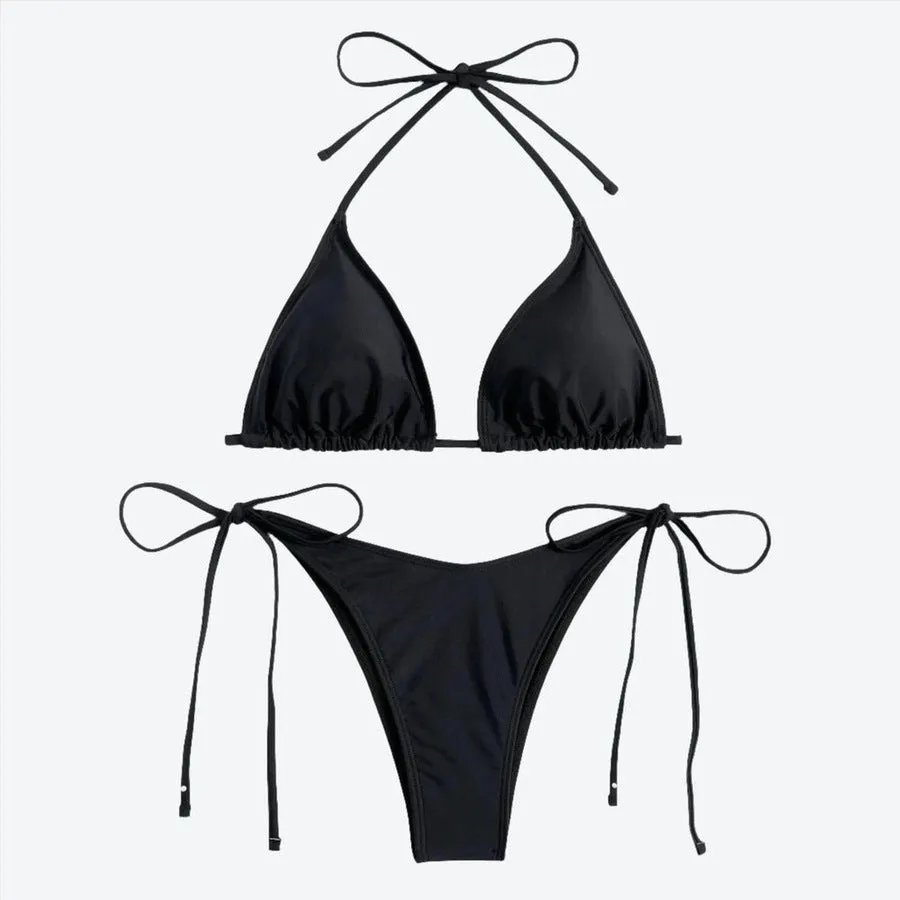 Stylish Adjustable Triangle Women's Bikinis