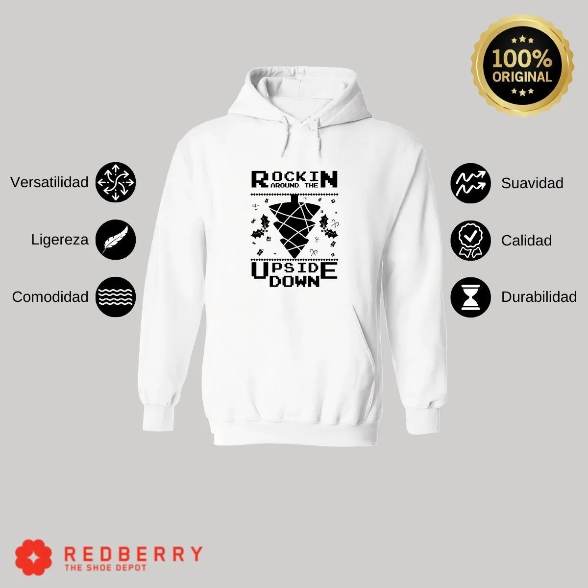 Sudadera Deportiva Hombre Navideña Hoodie 004