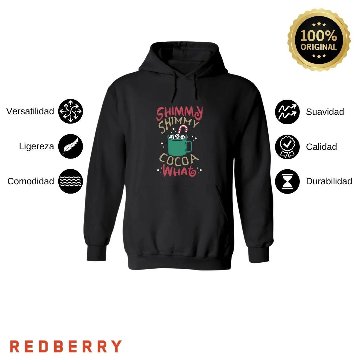 Sudadera Deportiva Mujer Navideña Hoodie 005