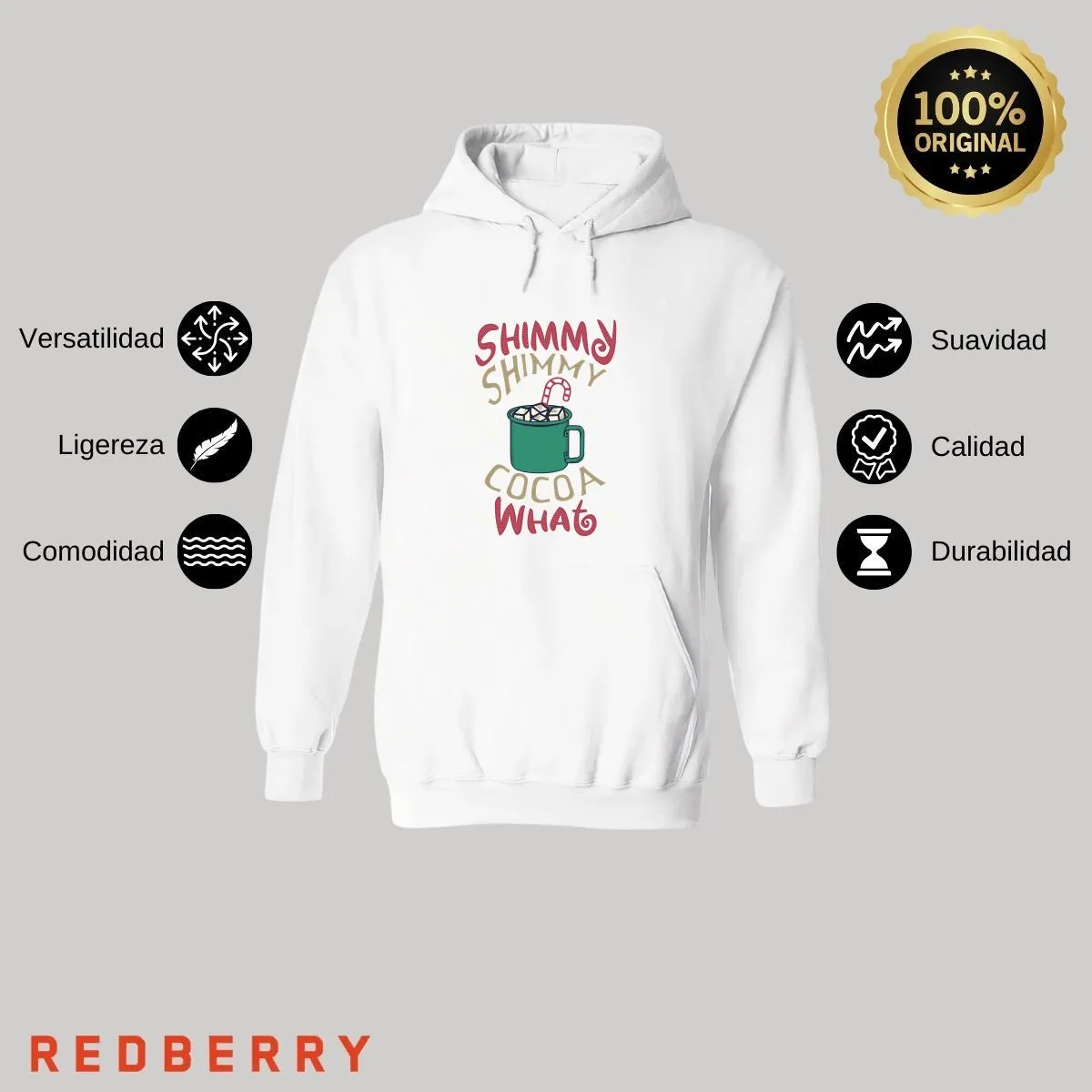 Sudadera Deportiva Mujer Navideña Hoodie 005