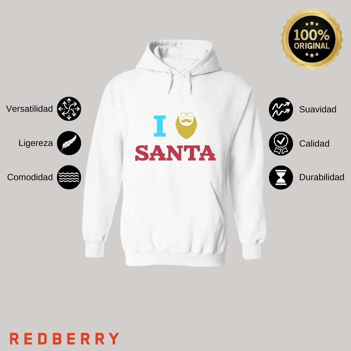 Sudadera Deportiva Mujer Navideña Hoodie 009