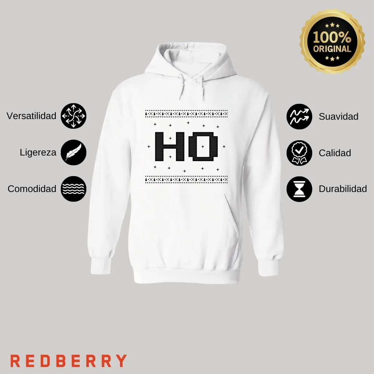 Sudadera Deportiva Mujer Navideña Hoodie 021