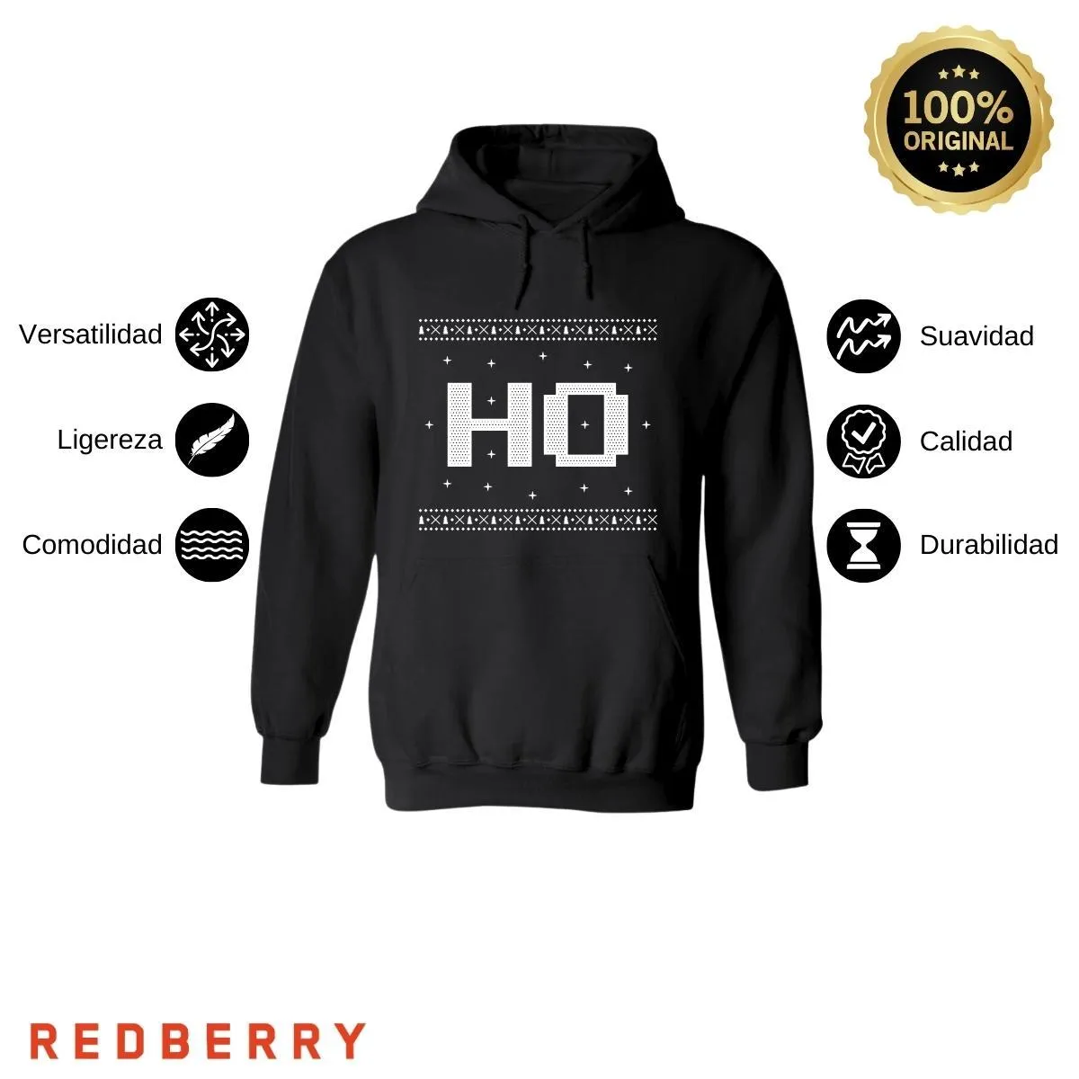 Sudadera Deportiva Mujer Navideña Hoodie 021