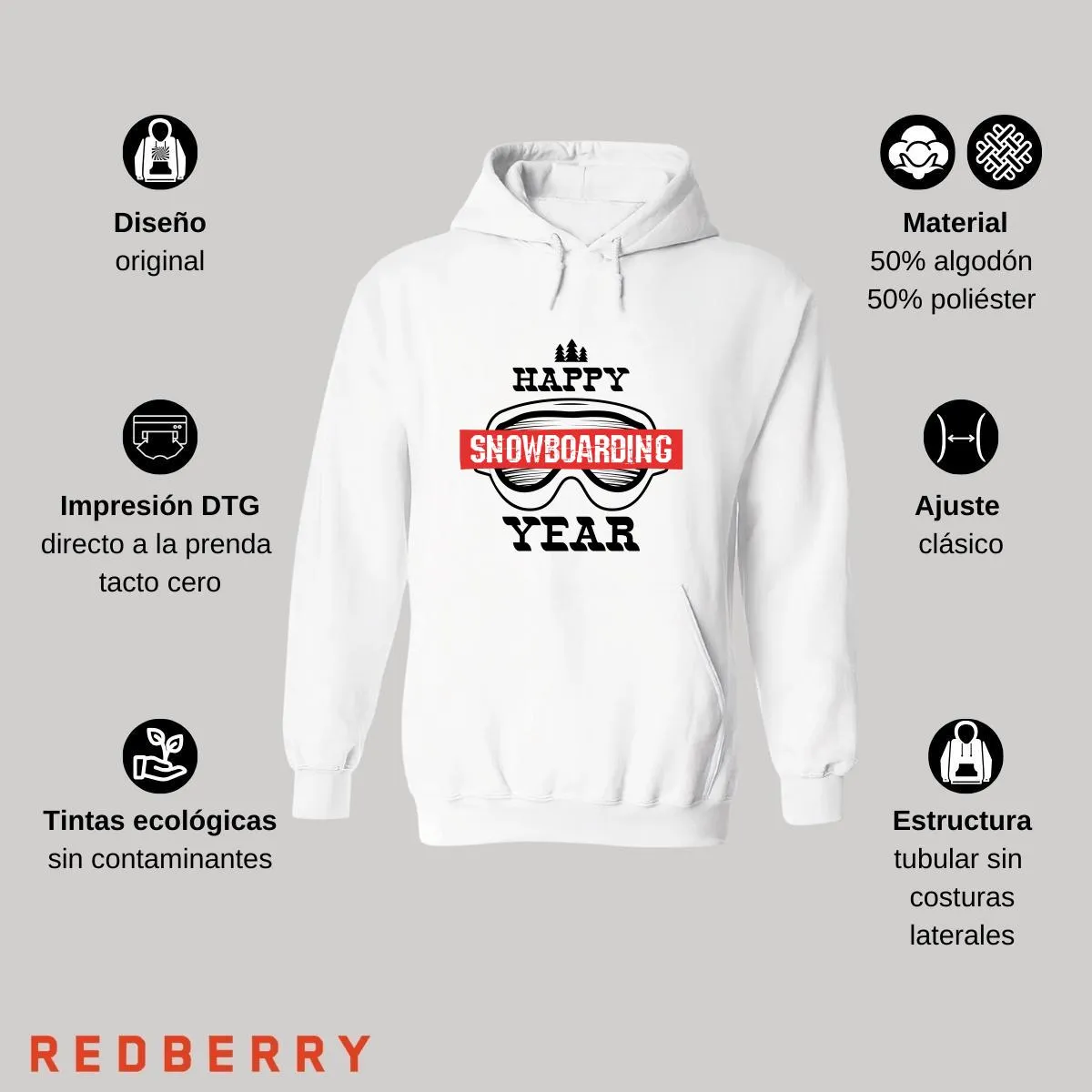 Sudadera Deportiva Mujer Navideña Hoodie 032