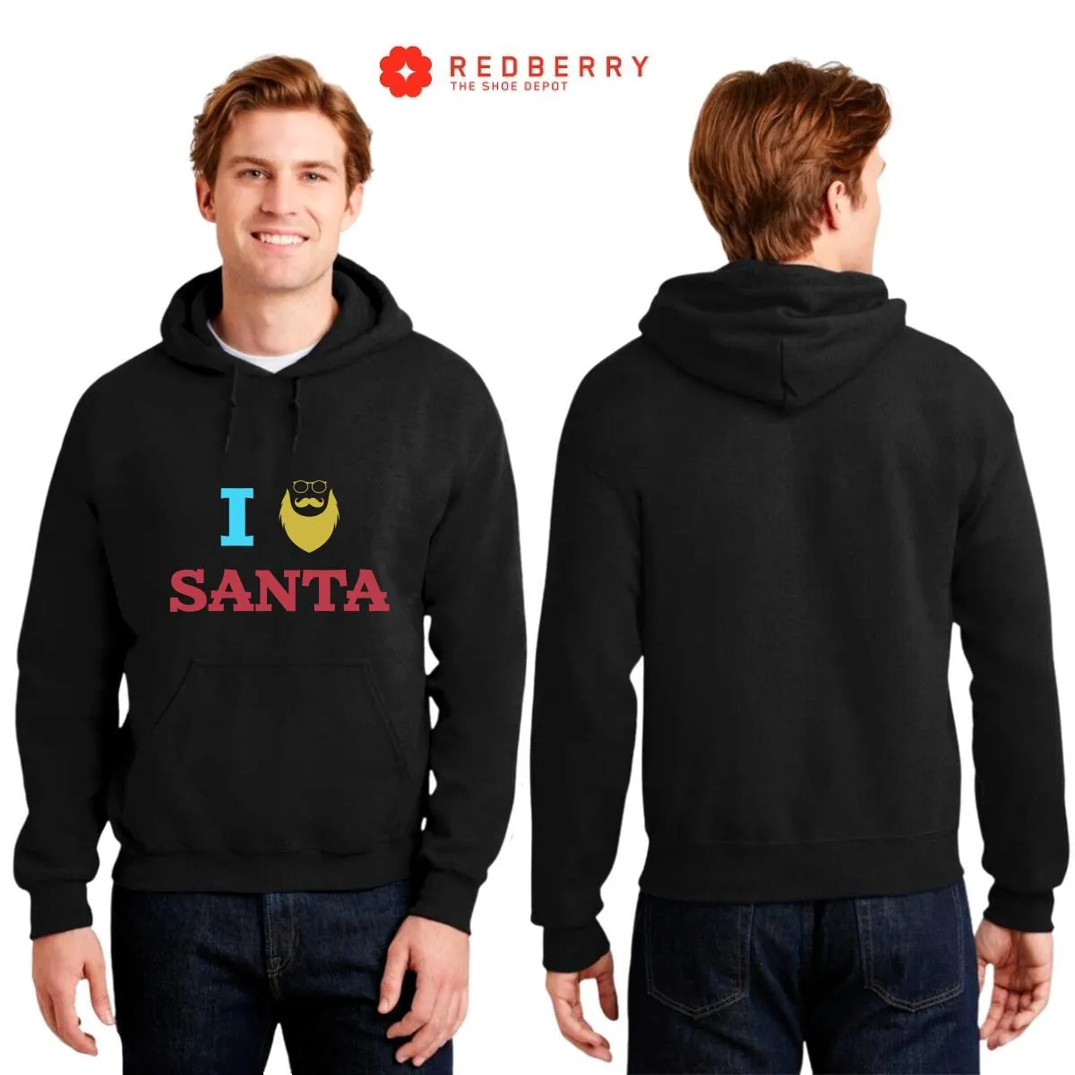 Sudadera Navideña Hombre Deportiva Hoodie 009