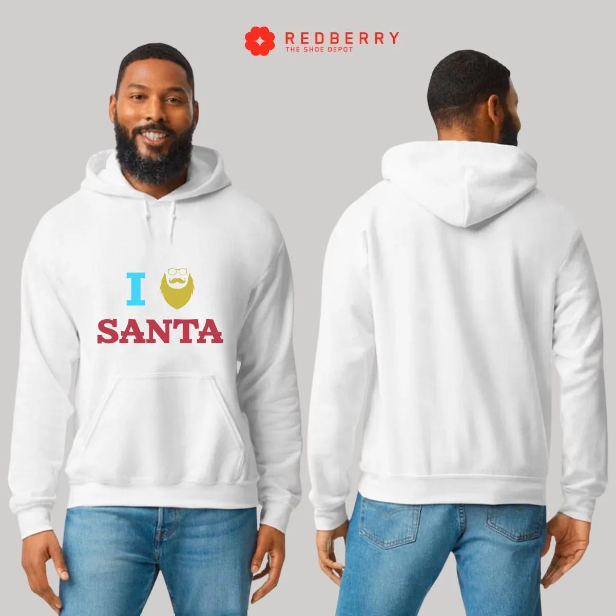 Sudadera Navideña Hombre Deportiva Hoodie 009