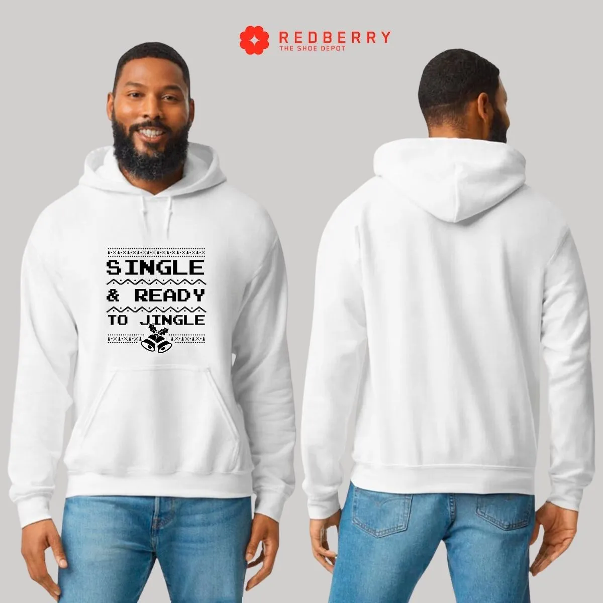 Sudadera Navideña Hombre Deportiva Hoodie 018