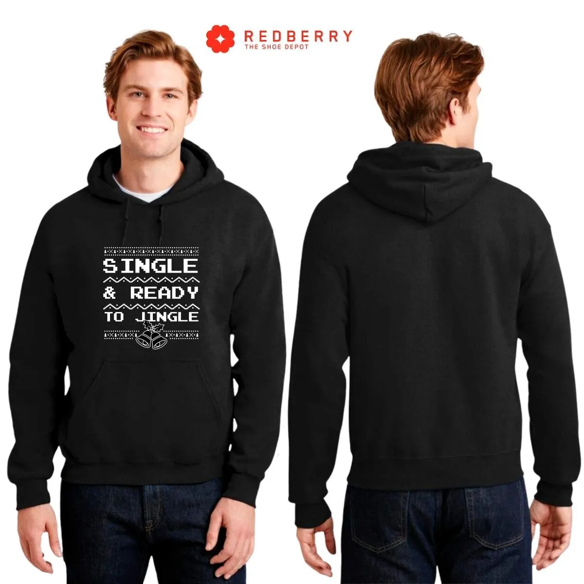 Sudadera Navideña Hombre Deportiva Hoodie 018