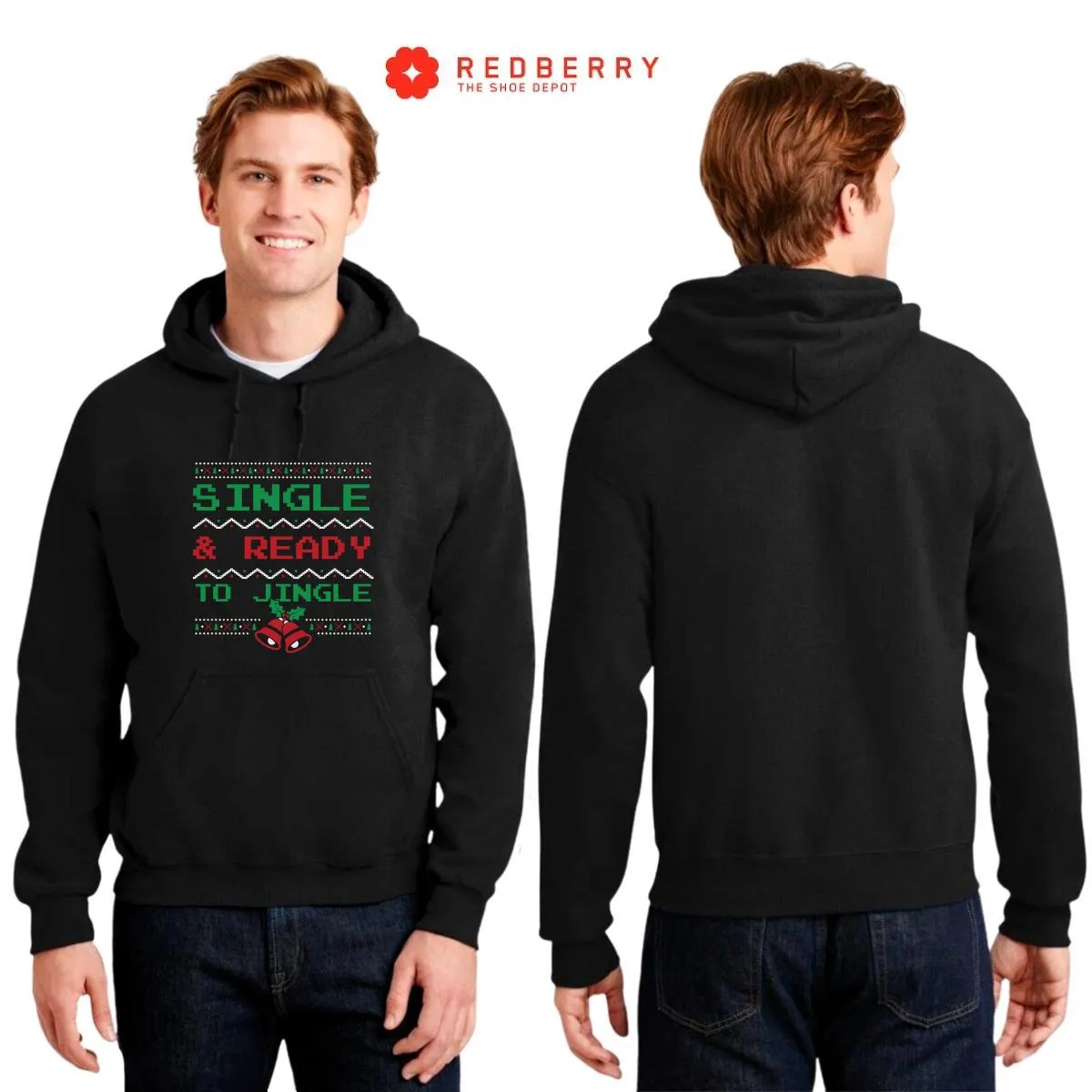 Sudadera Navideña Hombre Deportiva Hoodie 019