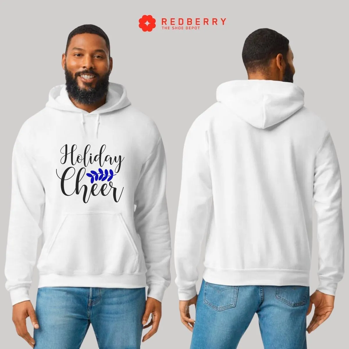 Sudadera Navideña Hombre Deportiva Hoodie 045