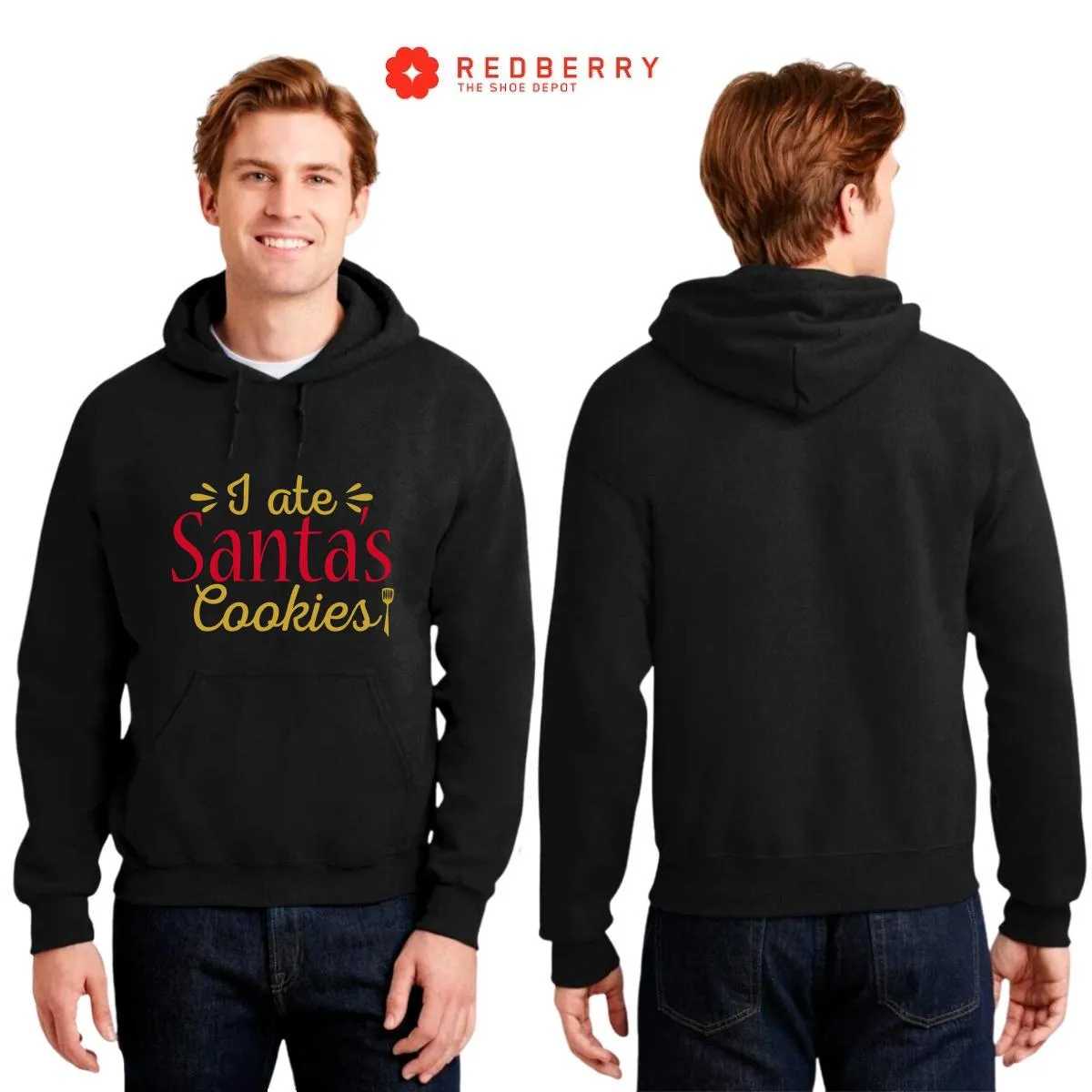 Sudadera Navideña Hombre Deportiva Hoodie 049