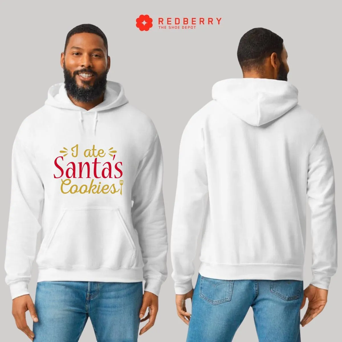 Sudadera Navideña Hombre Deportiva Hoodie 049