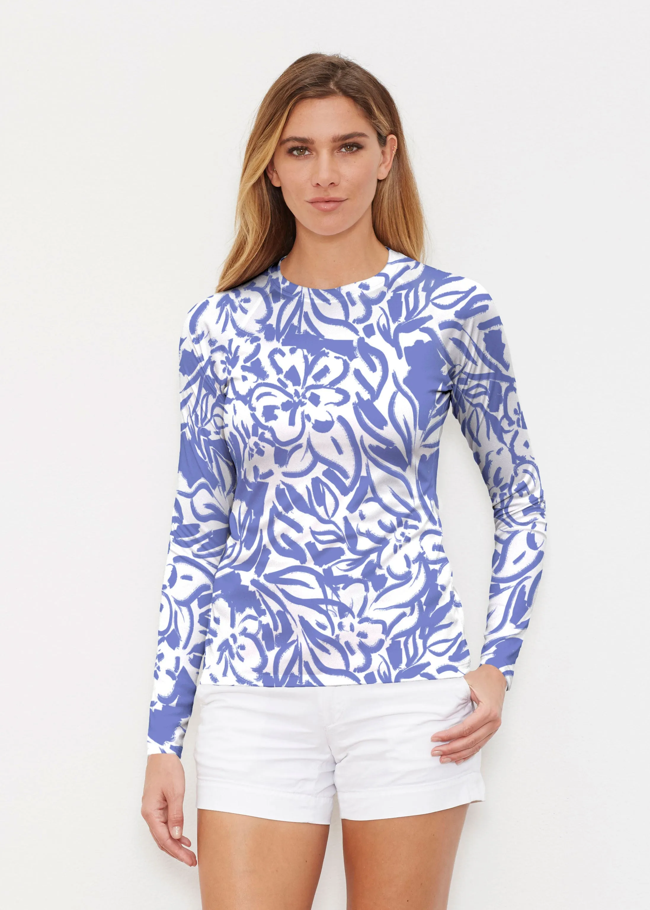 Summer Breeze Perri (8164) ~ Long Sleeve Rash Guard