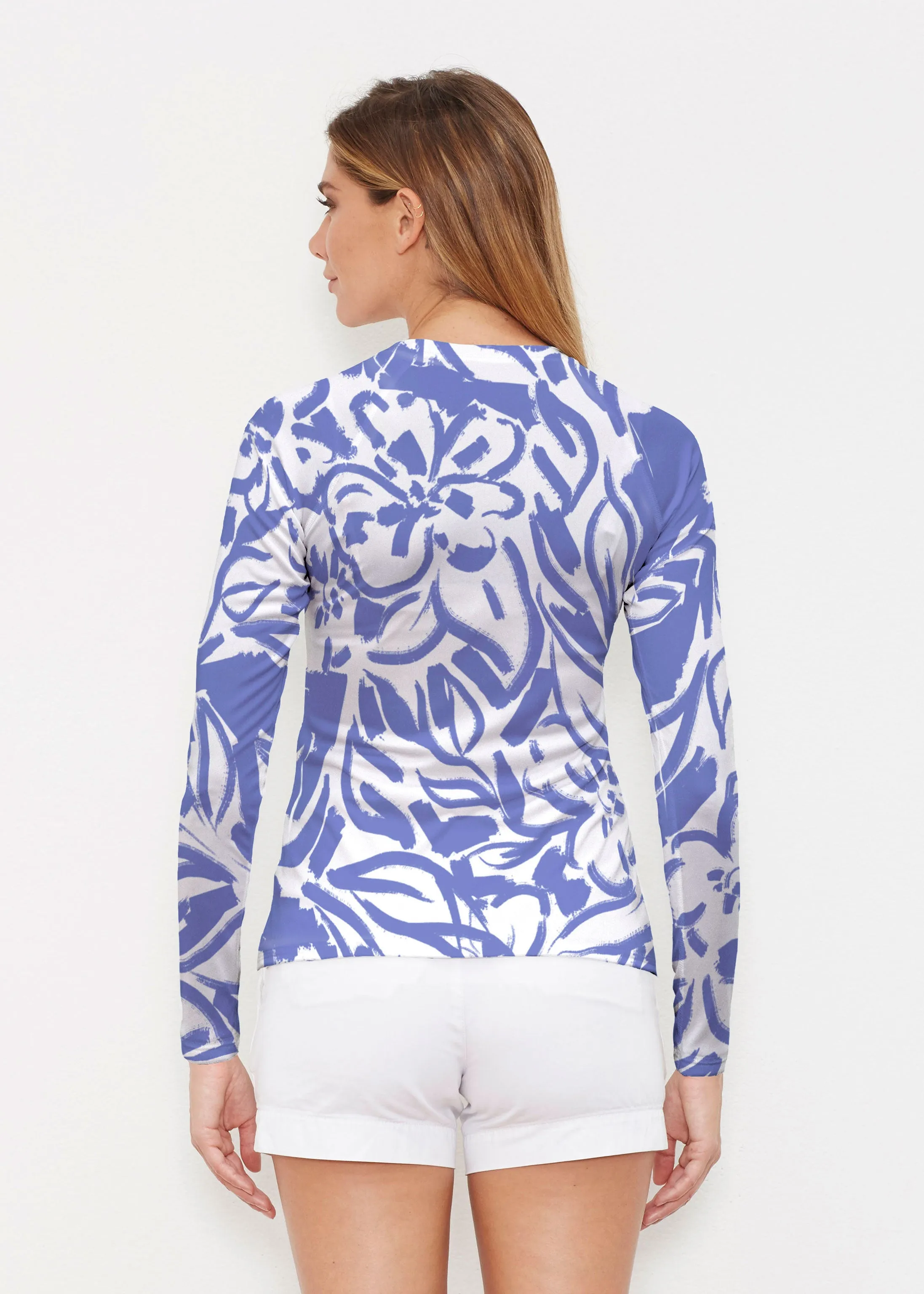 Summer Breeze Perri (8164) ~ Long Sleeve Rash Guard