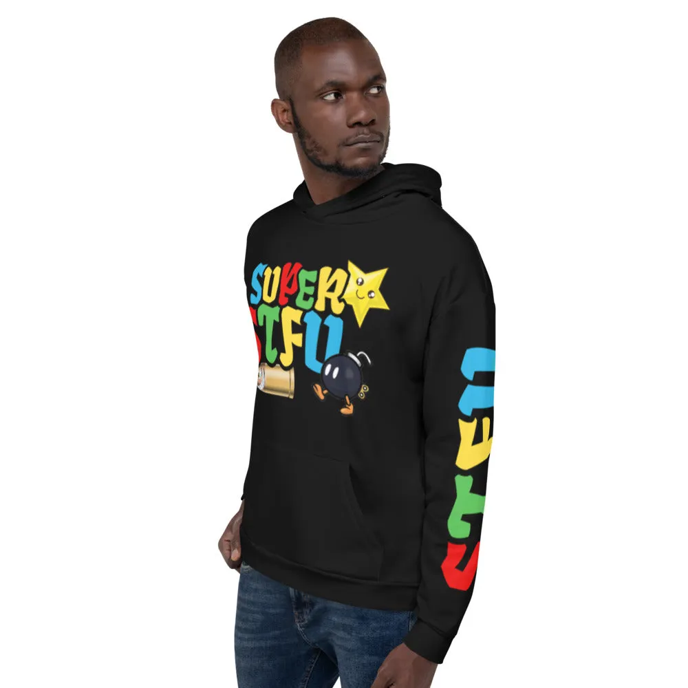 Super STFU Unisex Hoodie - Black