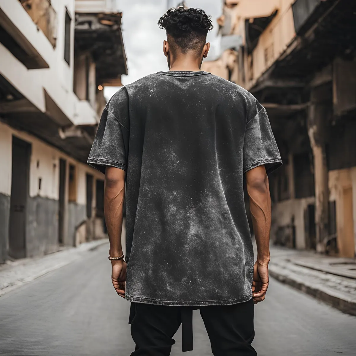 Surf California Acid Wash Oversize T-Shirt