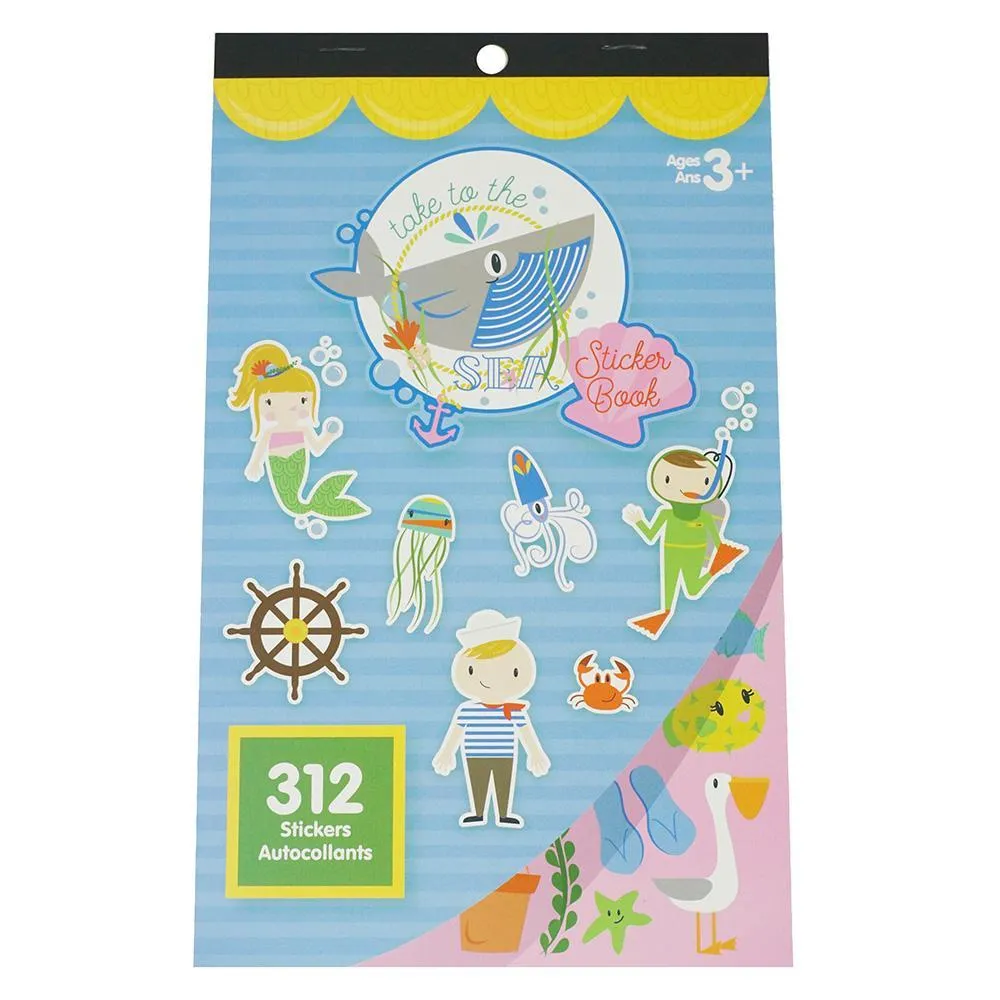 Take To The Sea Craft Sticker Book Assortment, 312-Piece