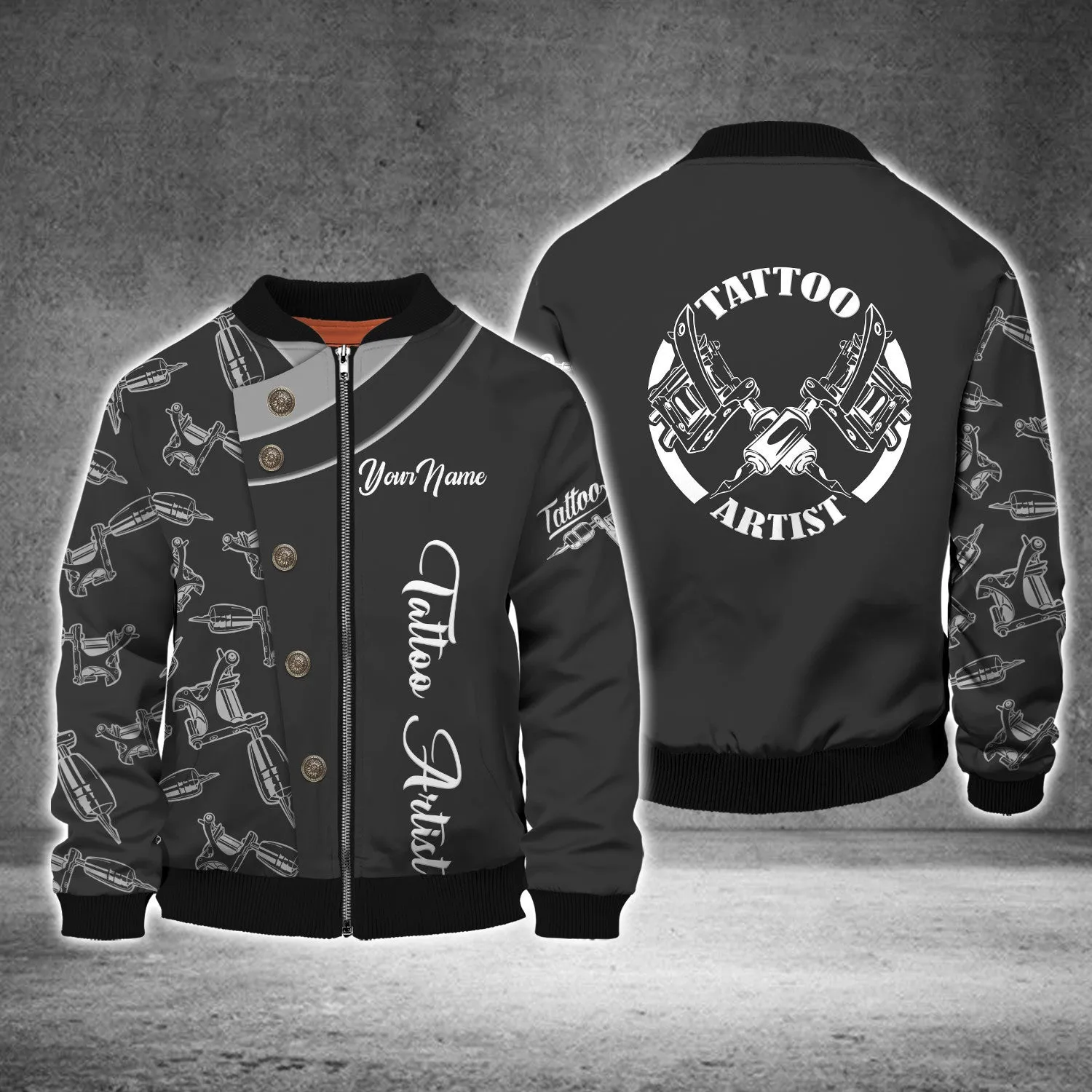 Tattoo Artist Custom Name 3D Shirts (Non Workwear)