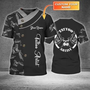 Tattoo Artist Custom Name 3D Shirts (Non Workwear)