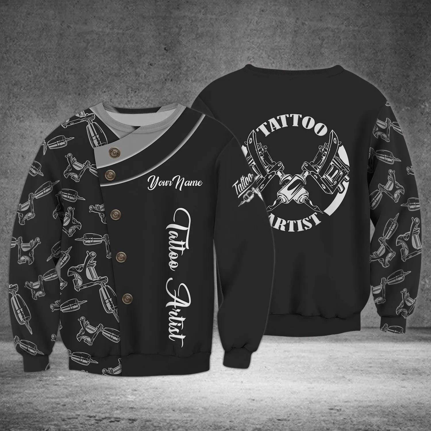Tattoo Artist Custom Name 3D Shirts (Non Workwear)