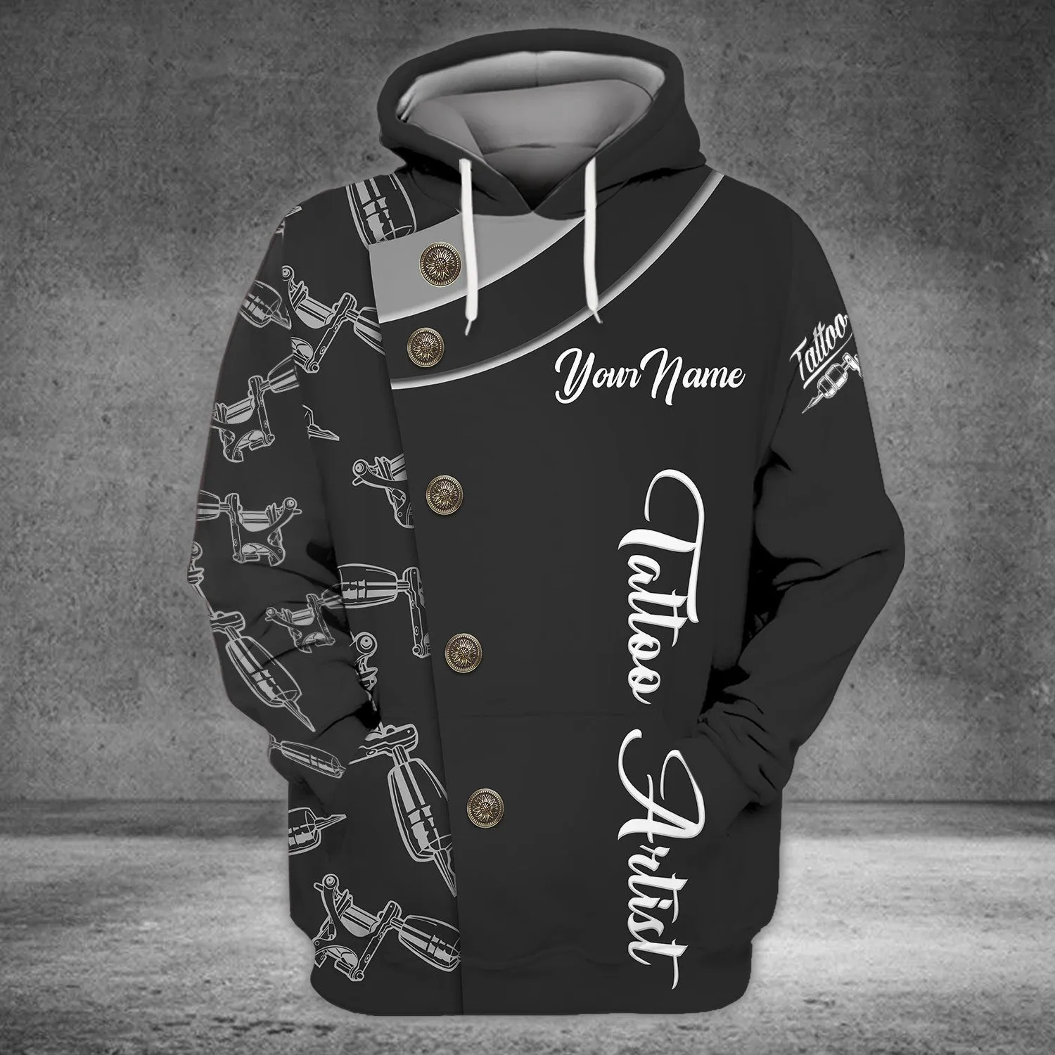 Tattoo Artist Custom Name 3D Shirts (Non Workwear)