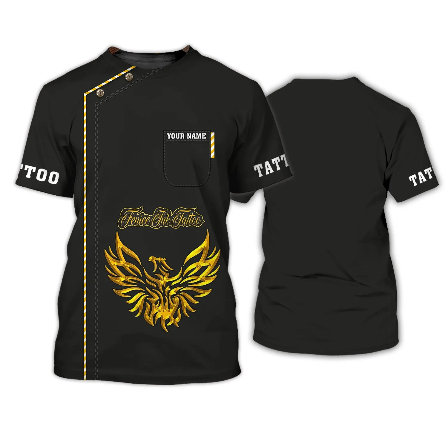Tattoo Uniform Tee Shirt Black