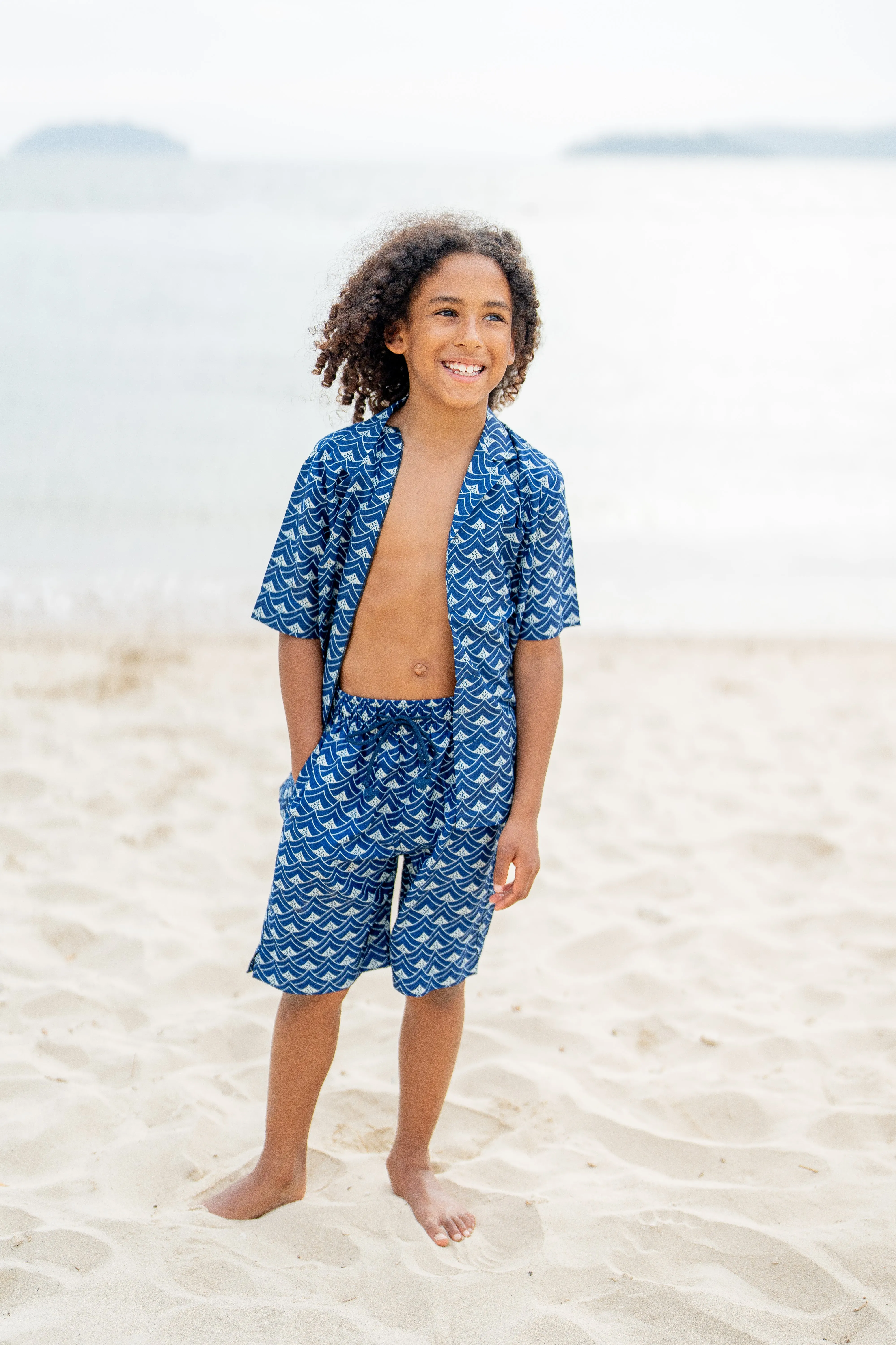 Temi Swim Shirt | Ocean Wave