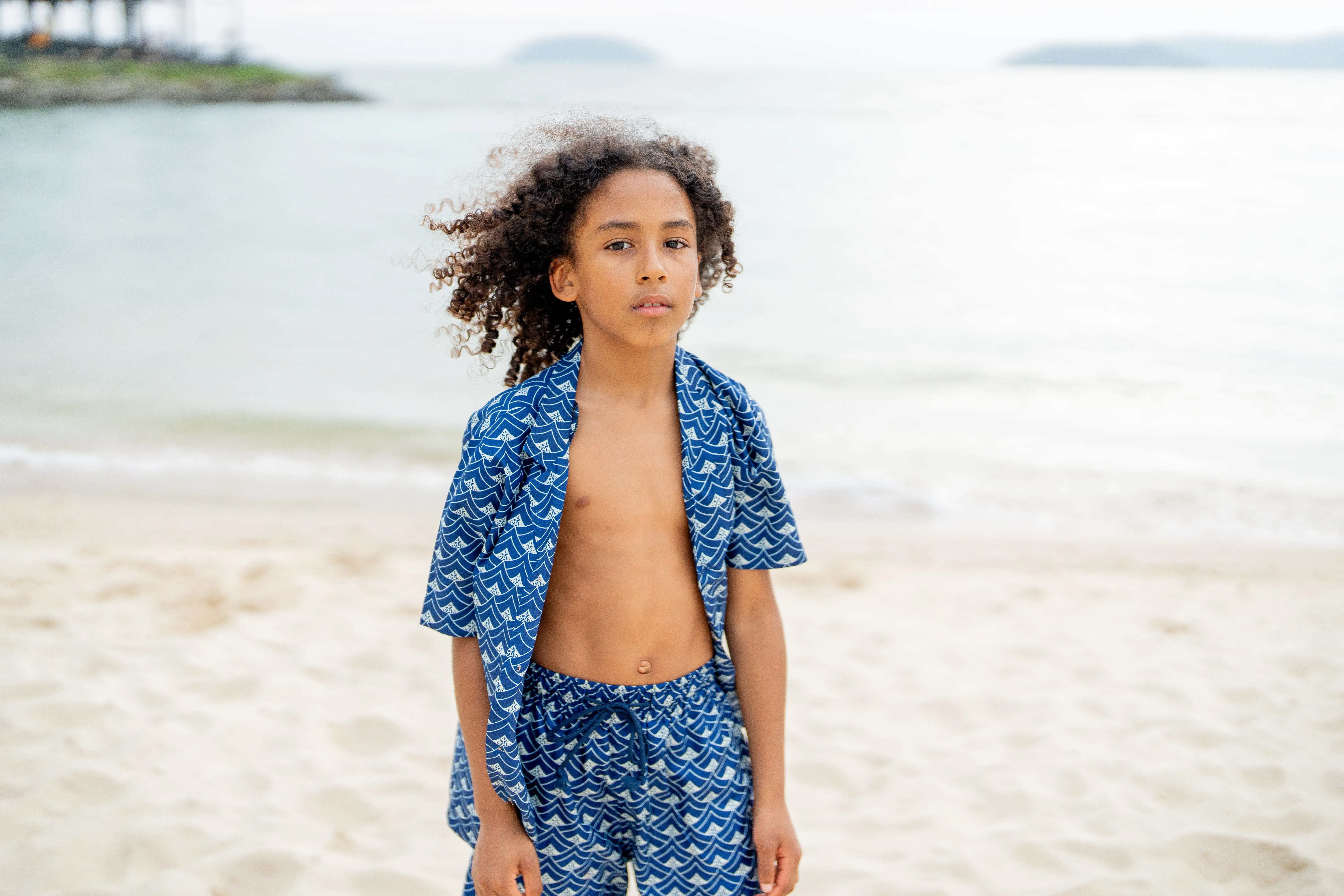 Temi Swim Shirt | Ocean Wave