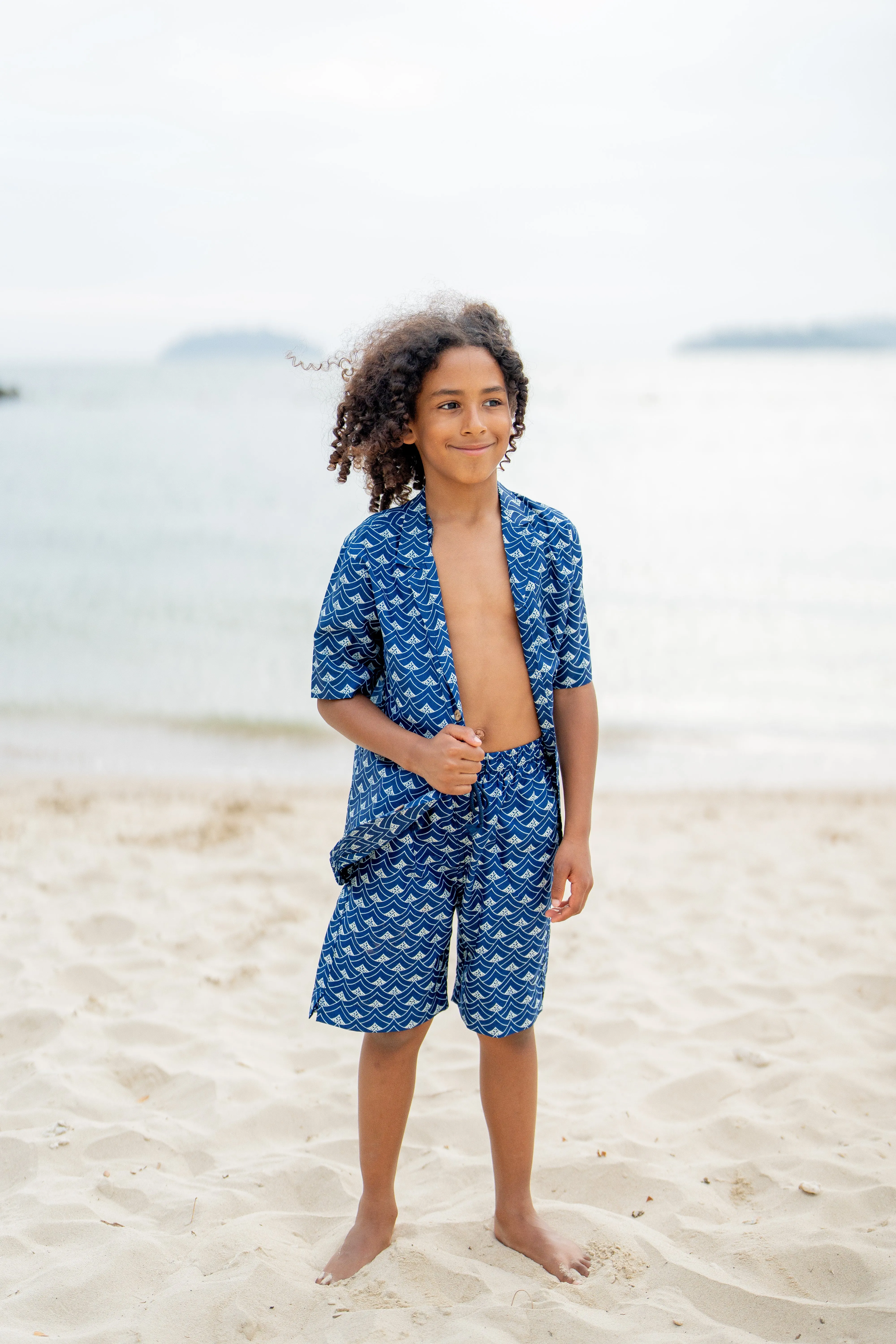 Temi Swim Shirt | Ocean Wave