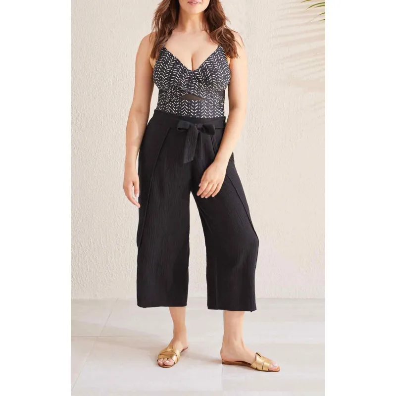 Tribal Pull On Coverup Capri