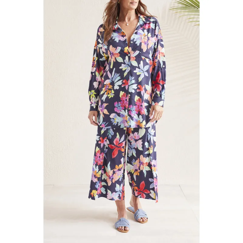 Tribal Pull On Coverup Capri