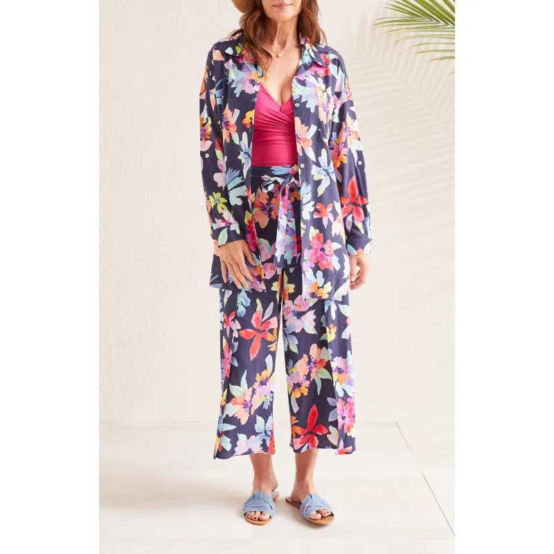 Tribal Pull On Coverup Capri