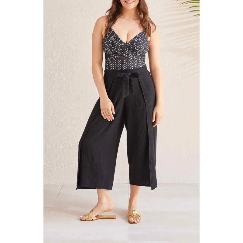 Tribal Pull On Coverup Capri