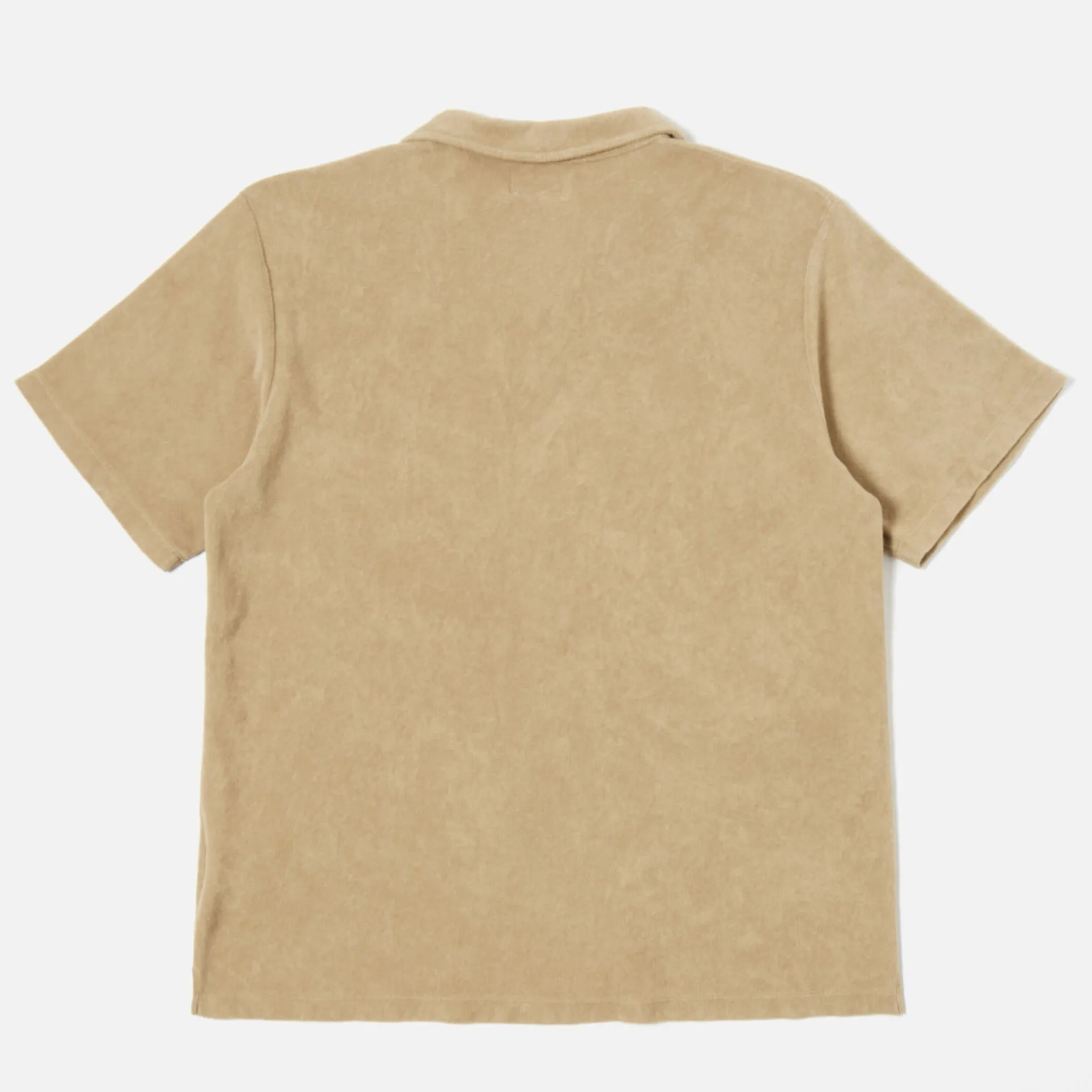 Universal Works Light Weight Terry Vacation Polo Summer Oak