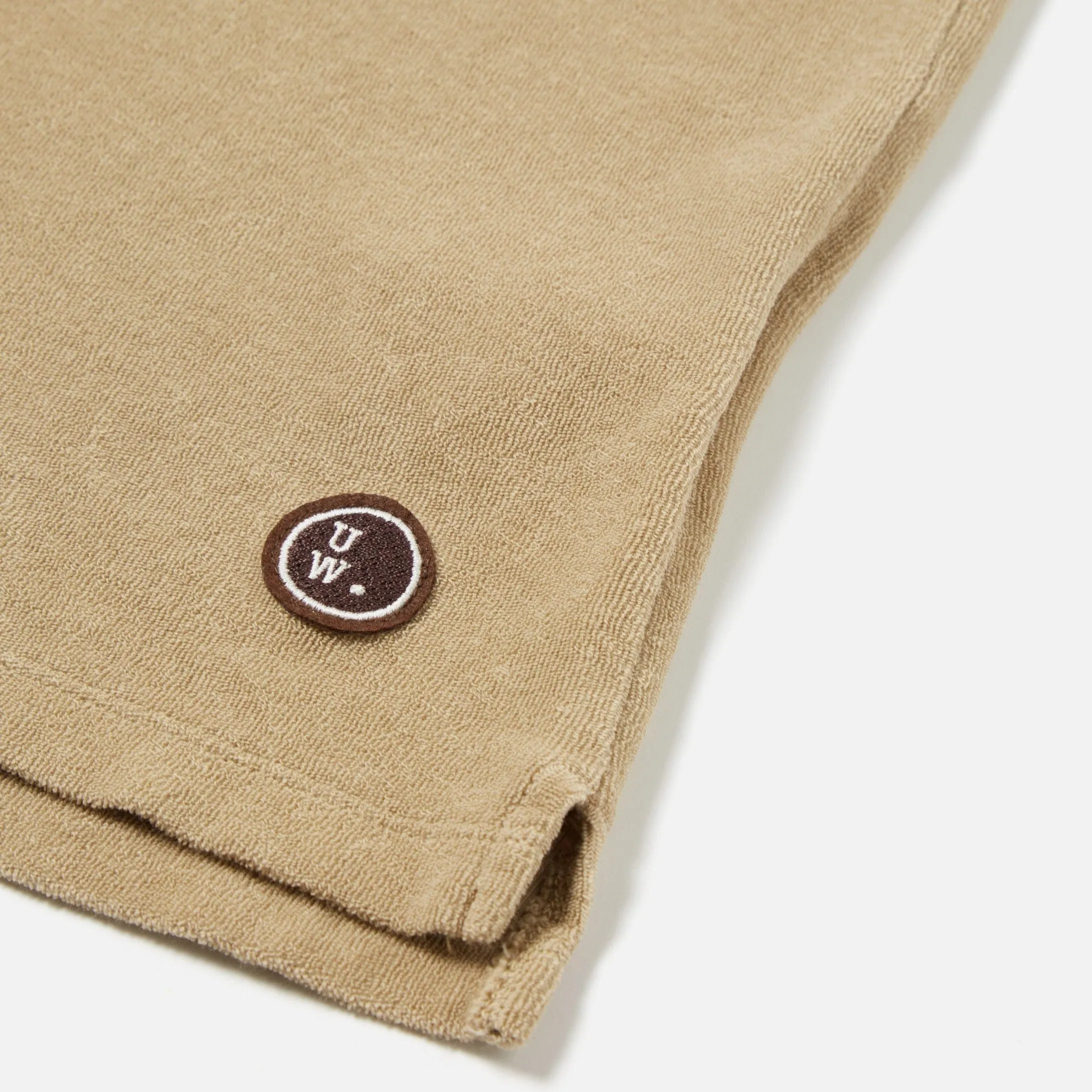 Universal Works Light Weight Terry Vacation Polo Summer Oak
