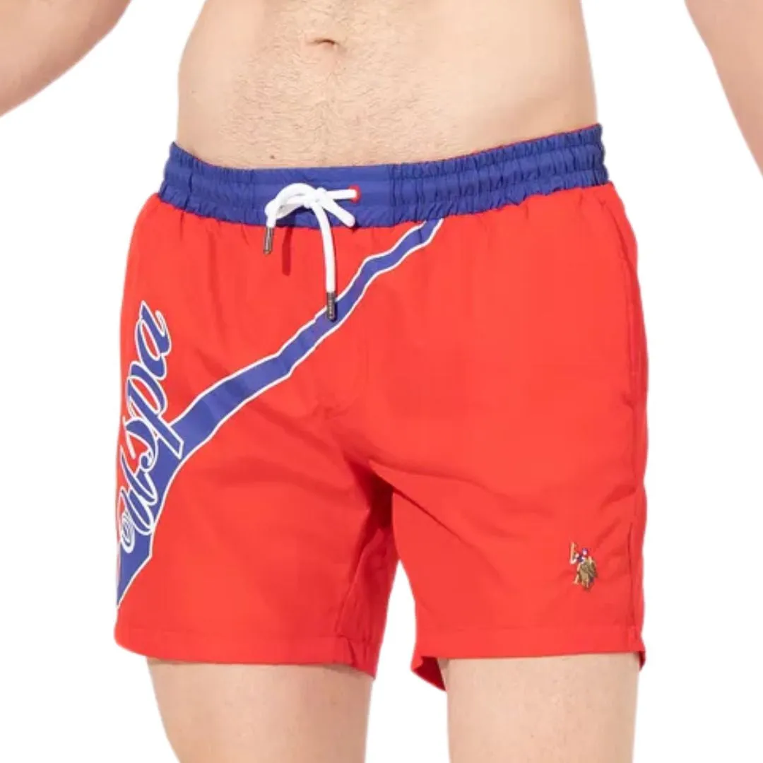 U.S. POLO ASSN. Swim Shorts Men 50245365-VR213-RED