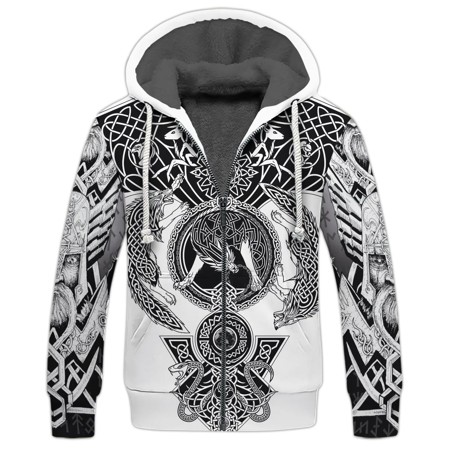 Viking Tattoo 3D Printed Hoodie Tshirt