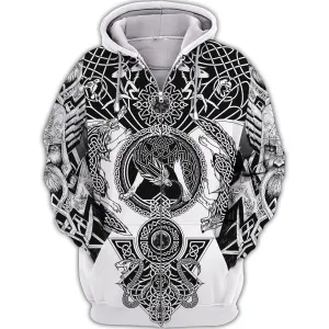 Viking Tattoo 3D Printed Hoodie Tshirt