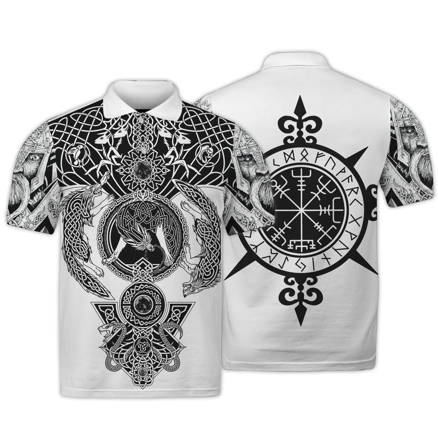Viking Tattoo 3D Printed Hoodie Tshirt