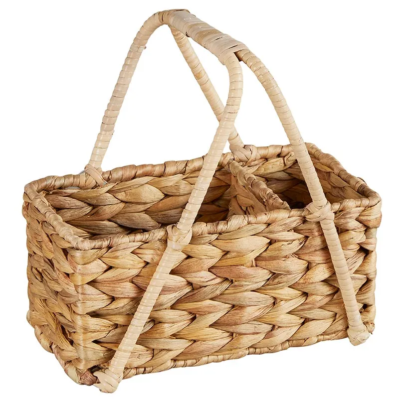 Water Hyacinth Woven Picnic Basket