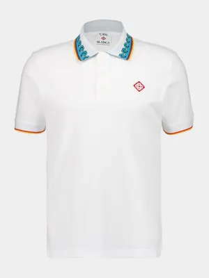 White Organic Cotton Polo Shirt