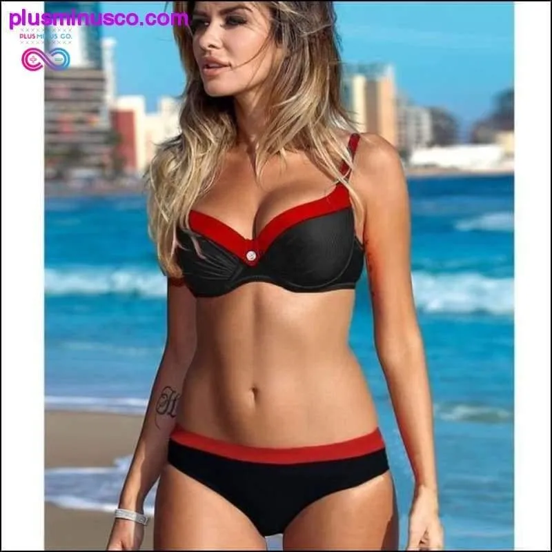 Women Two Piece Push-Up Padded Bikini Set