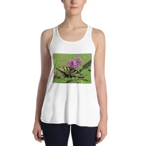 Women's Flowy Racerback Tank - Swallowtail Butterfly - The Nature Collection