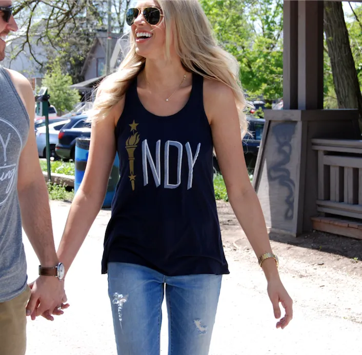 WOMEN'S FLOWY RACERBACK TANK