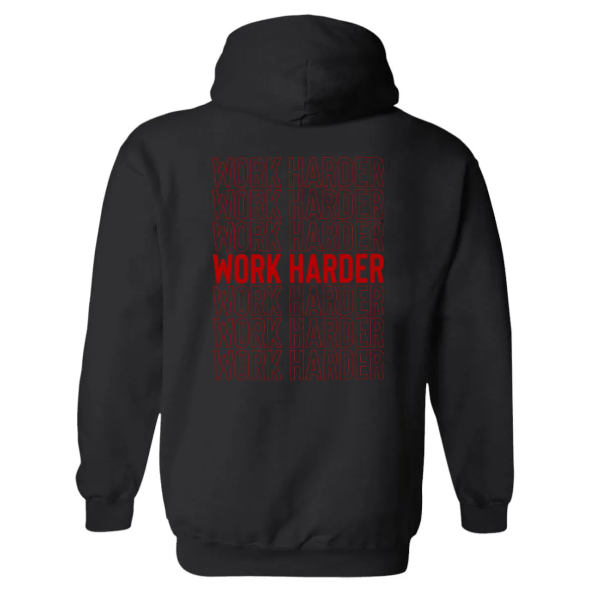 Work hard Hoodies