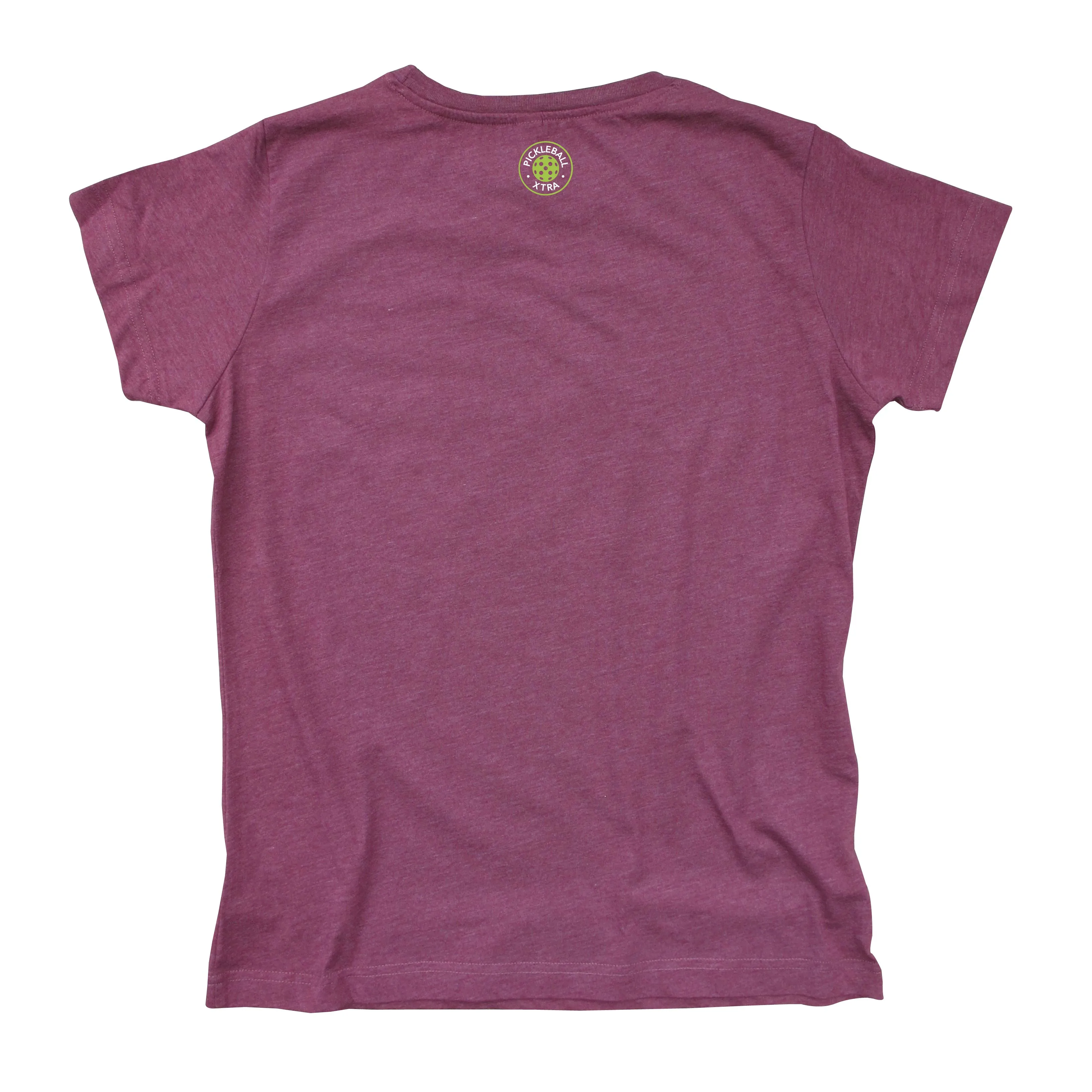 Wrightsville Beach Pickleball Ladies Vintage Casual Cotton Blend T-Shirt - Front Logo