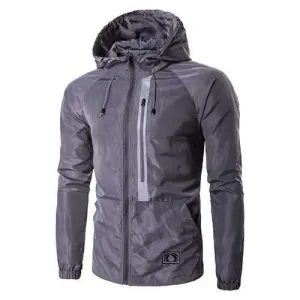 Zip Up Casual Hooded Jacket